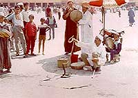 Spettacolo in Piazza Jemaa el Fna