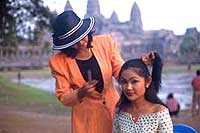 Parrucchiera ad Angkor