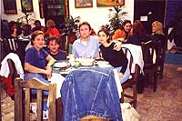 Al ristorante, San Cristobal