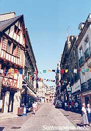 Vie del centro storico di Vannes