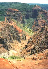 Il gran canyon di Kauai