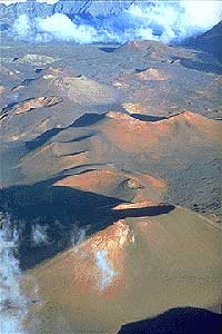 La vetta del vulcano Haleakala - Maui