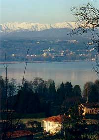 vista sulla catena del monte Ro