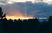 Tramonto sui monti