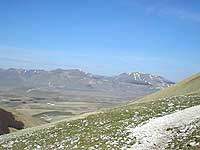 Piani di Castelluccio dal monte