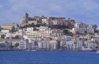 Panorama sulla città di Ibiza