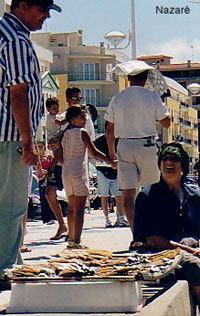 Nazare, vendita pesce