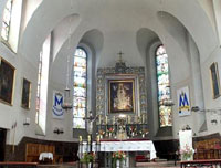 Interno della chiesa di Niegowic