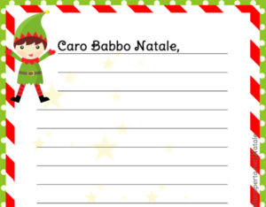 Stampa La Carta Per La Letterina A Babbo Natale Sottocoperta Net