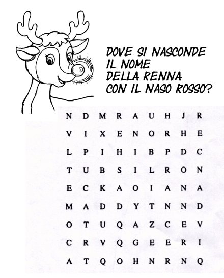 Disegni Delle Renne Di Babbo Natale.Giochiamo Con Le Renne Di Babbo Natale Sottocoperta Net