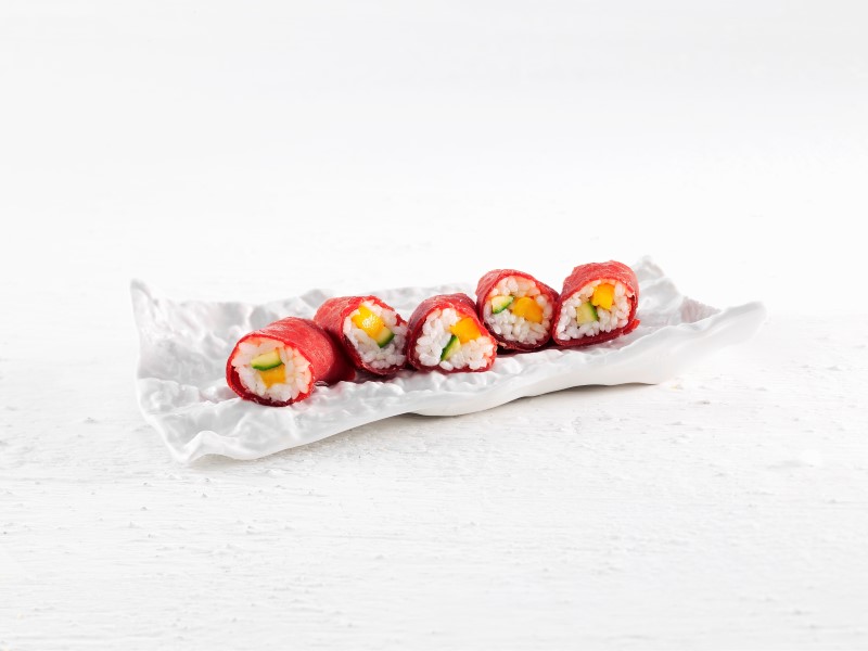 3.Sushi croccante di Bresaola e zucchine Sushi croccante di Bresaola e zucchine