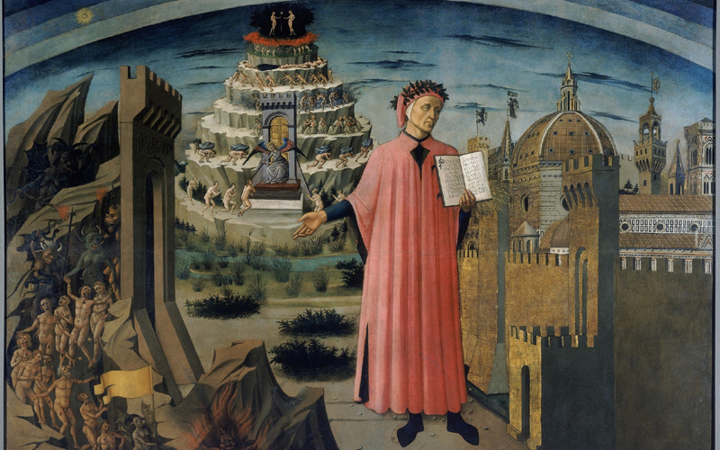 La Divina Commedia illumina Firenze" del Domenico di Michelino