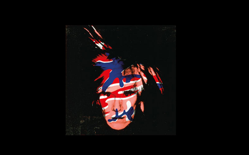 Andy Warhol: Autoritratto, 1986. Acrilico e inchiostro serigrafico su lino, cm 101,6 x 101,6. Pittsburgh, the Andy Warhol Museum, Founding Collection, Contribution The Andy Warhol Foundation for the Visual Arts, Inc., 1998.1.805 © The Andy Warhol Foundation for the Visual Arts Inc., by SIAE 2026